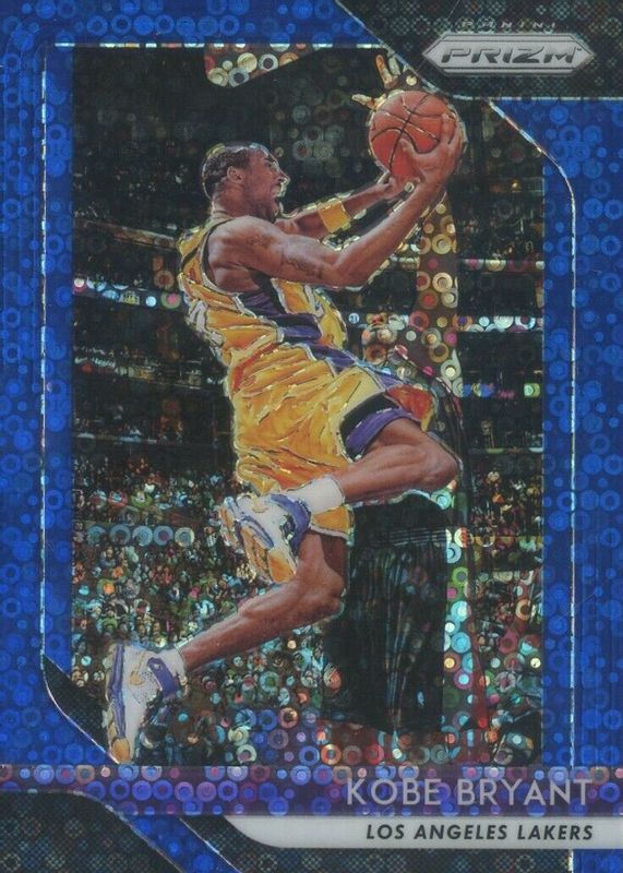 Kobe Bryant 2018 Prizm #15 Fast Break Blue /175 BGS 9