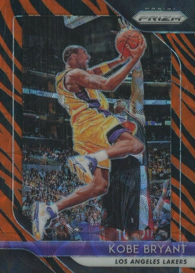 Kobe Bryant 2018 Prizm #15 Choice Tiger Stripe /(SSP) Price Guide