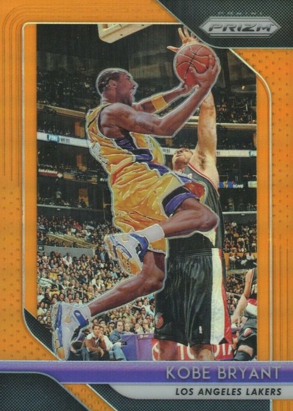 Kobe Bryant 2018 Prizm #15 Orange /49 PSA 10