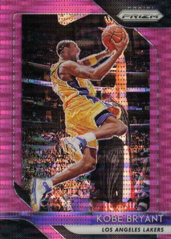 Kobe Bryant 2018 Prizm #15 Pink Pulsar /42 RAW