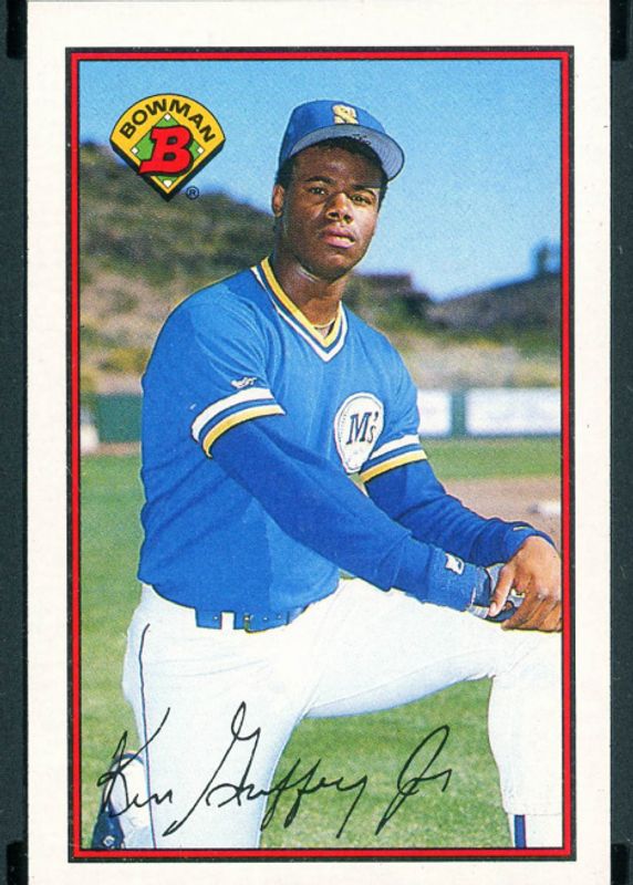 Ken Griffey Jr. 1989 Bowman #220 Base Rookie SGC 7