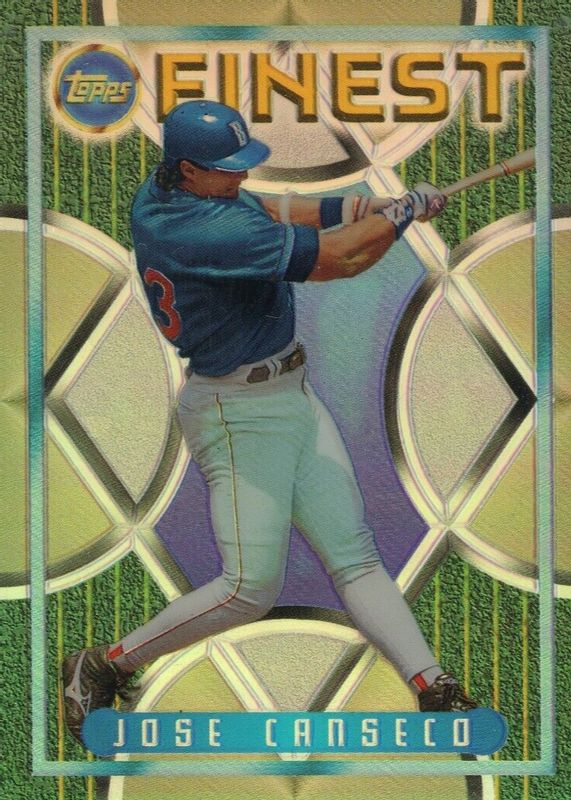 Jose Canseco 1995 Topps Finest #170 Refractor PSA 9