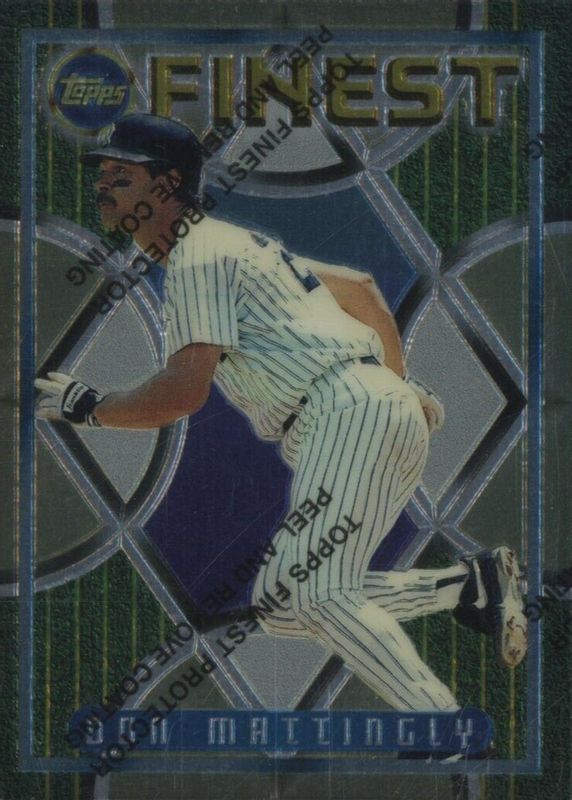 Don Mattingly 1995 Topps Finest #126 Refractor RAW