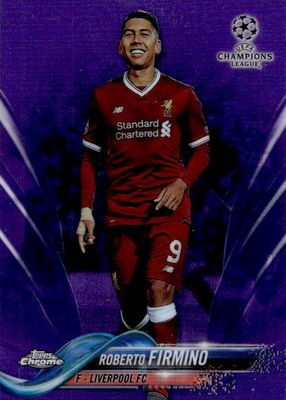 2017 Topps Chrome UEFA Champions League #42 Purple Refractor /250