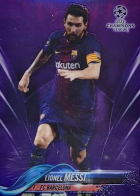 2017 Topps Chrome UEFA Champions League #1 Purple Refractor /250