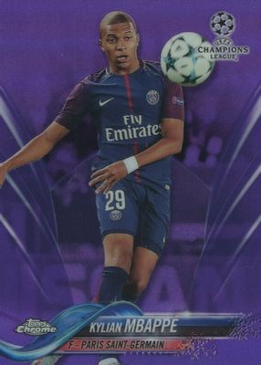 2017 Topps Chrome UEFA Champions League #41 Purple Refractor /250