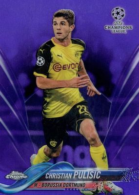 2017 Topps Chrome UEFA Champions League #25 Purple Refractor /250