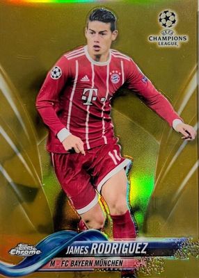 2017 Topps Chrome UEFA Champions League #2 Gold Refractor /50