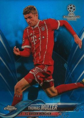 2017 Topps Chrome UEFA Champions League #95 Blue Refractor /150