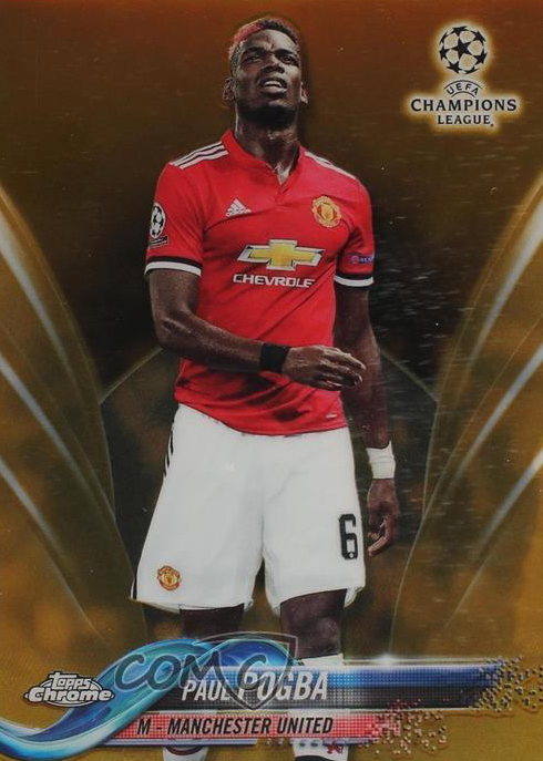 2017 Topps Chrome UEFA Champions League #59 Gold Refractor /50