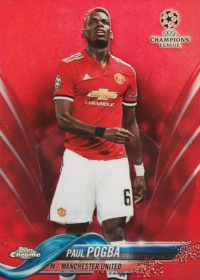 2017 Topps Chrome UEFA Champions League #59 Red Refractor /10