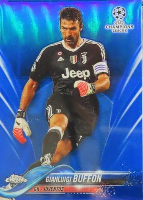 2017 Topps Chrome UEFA Champions League #74 Blue Refractor /150