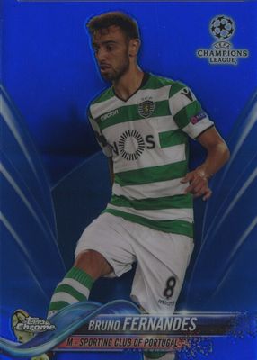 2017 Topps Chrome UEFA Champions League #66 Blue Refractor /150
