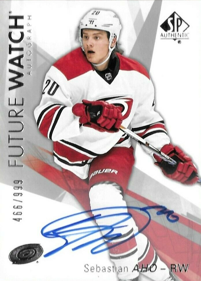 Sebastian Aho 2016 SP Authentic #158 Future Watch Auto /999 Price