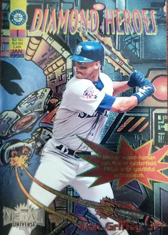 Ken Griffey Jr. 1998 Metal Universe #1-DH Diamond Heroes Price
