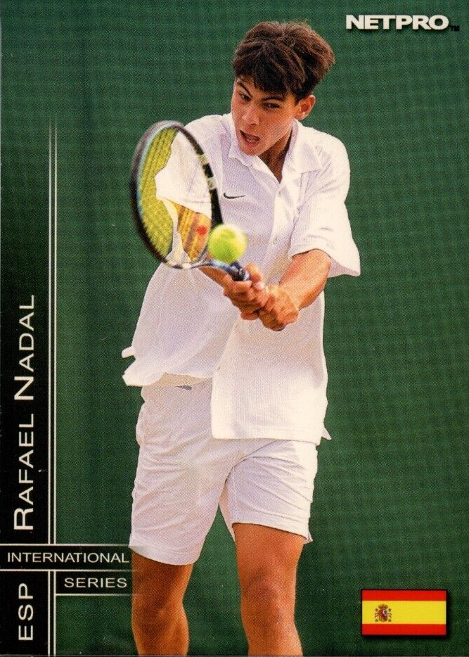 2003 NETPRO Rafael Nadal ルーキーカード 2003 NetPro Rafael Nadal Rookie Card Premier Series #70