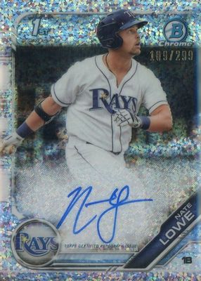 2019 Bowman #CPA-NL Chrome Prospect Auto - Speckle Refractor /299 (1st)