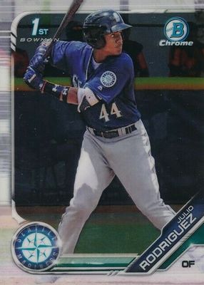 2020 Bowman Chrome Julio Rodriguez Mojo Refractor #BCP-175 Seattle Mariners  on eBid United States