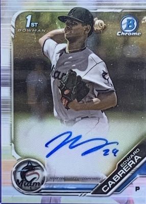 2019 Bowman #CPA-EC Chrome Prospect Auto (1st)
