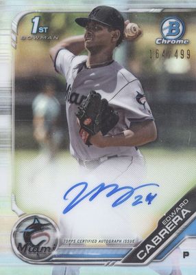 2019 Bowman #CPA-EC Chrome Prospect Auto - Refractor /499 (1st)