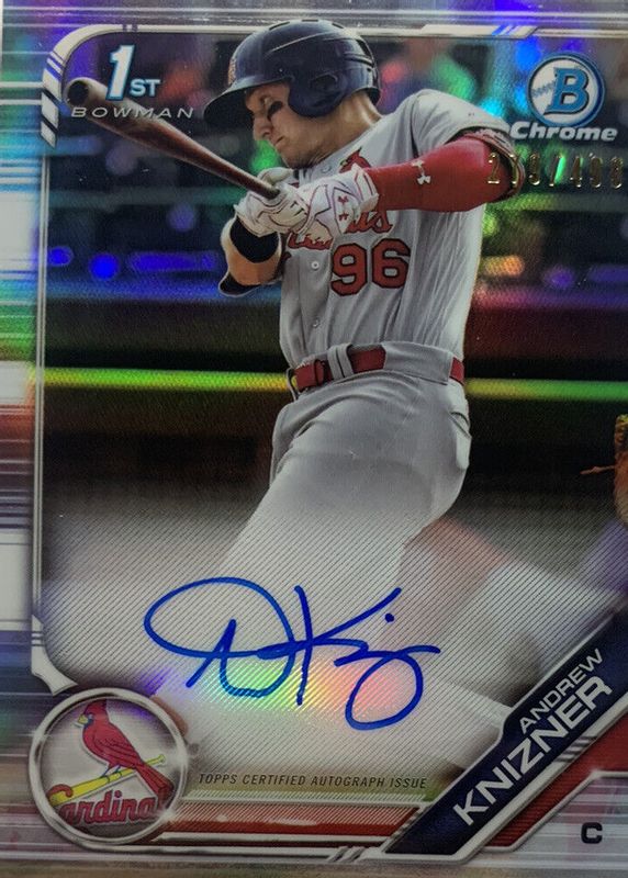 2019 Bowman #CPA-AK Chrome Prospect Auto - Refractor /499 (1st)