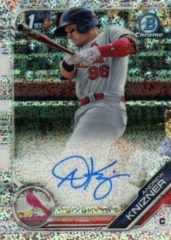 2019 Bowman #CPA-AK Chrome Prospect Auto - Speckle Refractor /299 (1st)