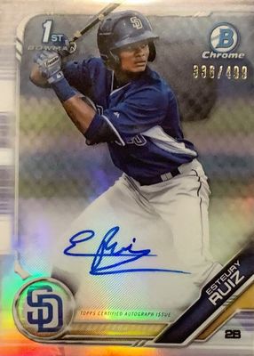 2019 Bowman #CPA-ER Chrome Prospect Auto - Refractor /499 (1st)