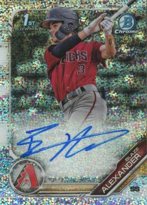 2019 Bowman #CPA-BA Chrome Prospect Auto - Speckle Refractor /299 (1st)