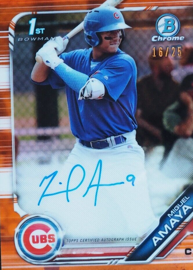 その他 Miguel Amaya Bowman chrome RC Auto /100 Miguel Amaya Bowman chrome RC Auto /100
