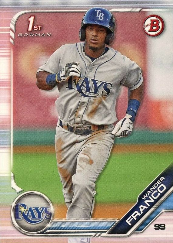 Wander Franco 2019 Bowman #BP-100 Paper Prospects (1st) SGC 9