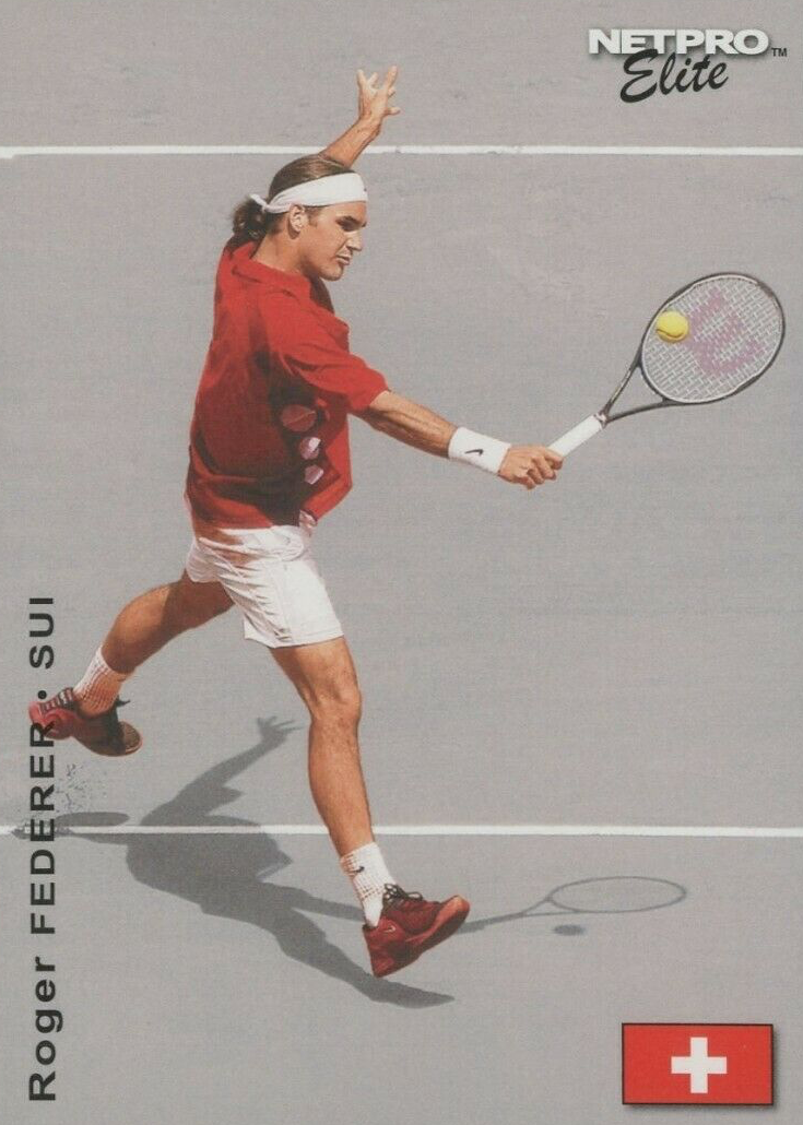 Roger Federer 2003 NetPro Elite #E3 Event Edition (Red Shirt 