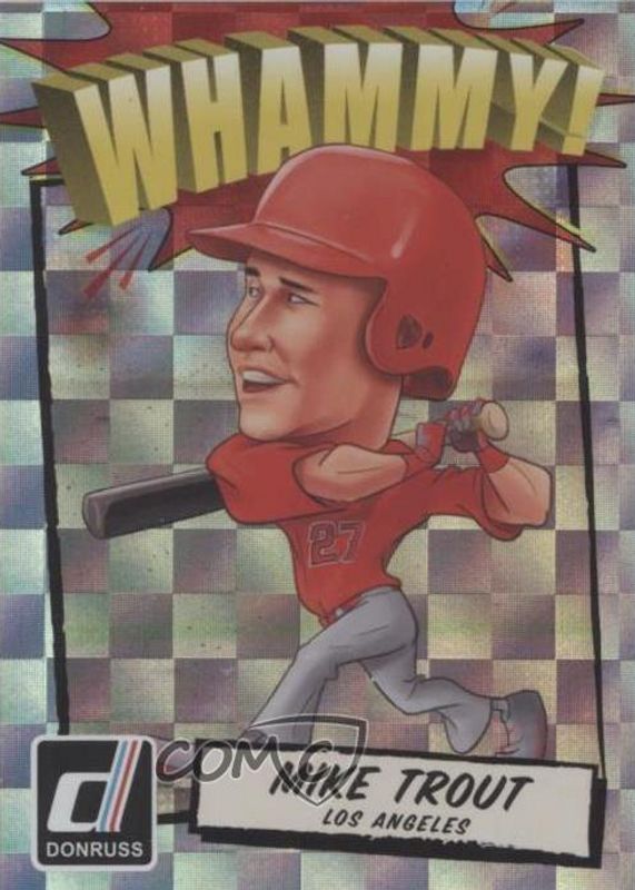 Mike Trout 2017 Donruss #W-1 Whammy! /(SSP)