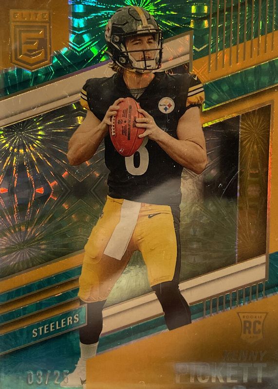 Kenny Pickett 2022 Elite #101 Teal /25 Rookie RAW