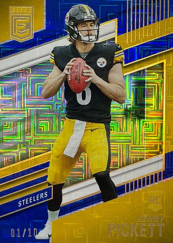 Kenny Pickett 2022 Elite #101 Blue /10 Rookie RAW