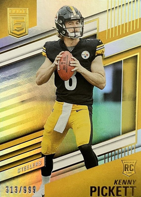 Kenny Pickett 2022 Elite #101 Base Rookie /999 Rookie RAW