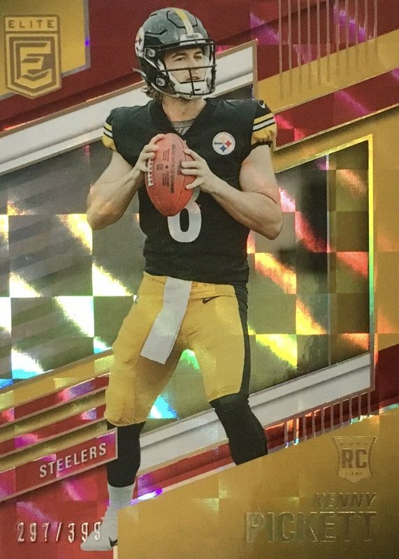 Kenny Pickett 2022 Elite #101 Red /399 Rookie RAW