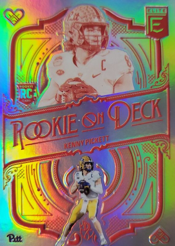 Kenny Pickett 2022 Elite #RD-1 Rookie on Deck Rookie PSA 9