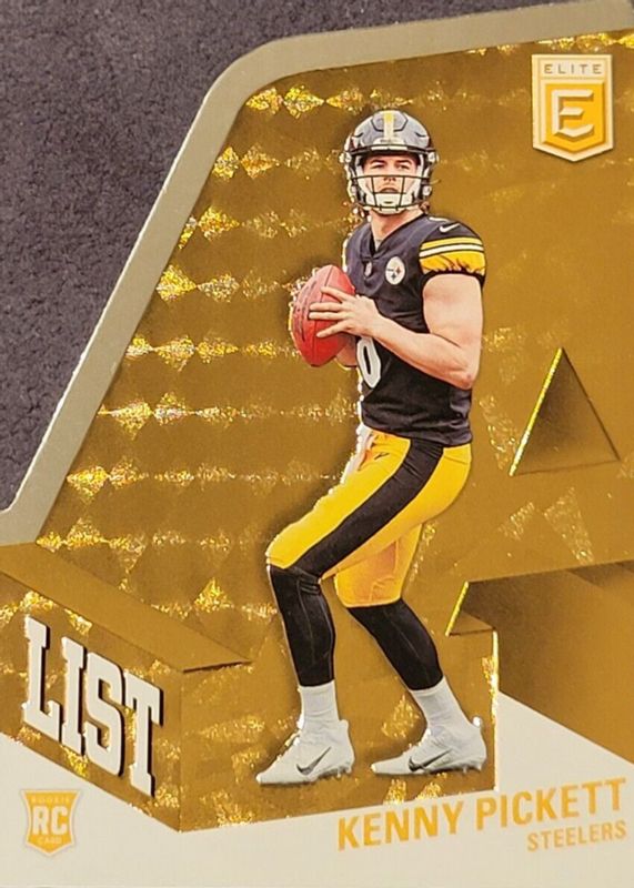 Kenny Pickett 2022 Elite #AL-25 A-List Rookie RAW