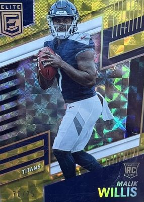 2022 Elite #102 Yellow /75