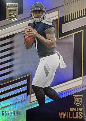 2022 Elite #102 Base Rookie /999