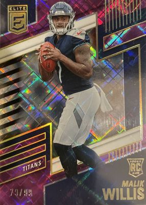 2022 Elite #102 Purple /99