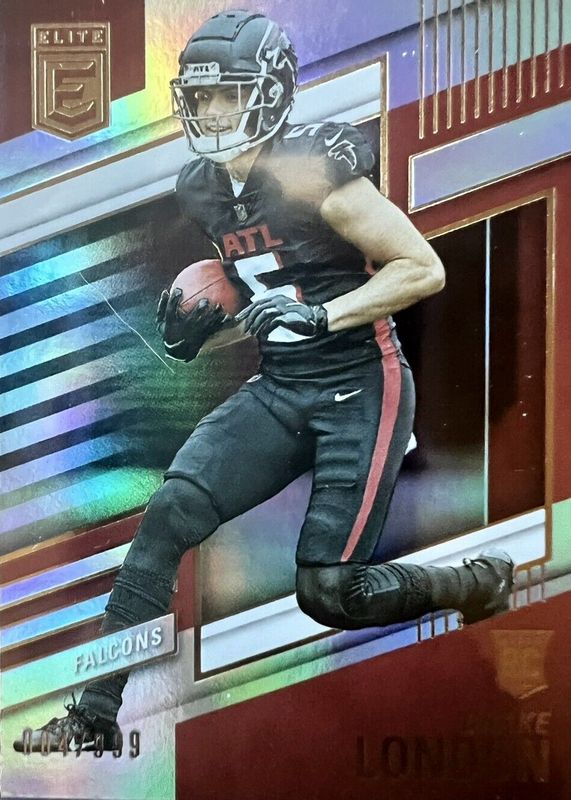 Drake London 2022 Elite #120 Base Rookie /999 RAW