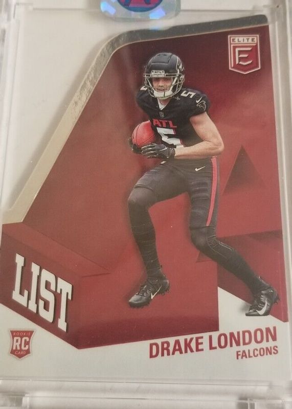 Drake London 2022 Elite #AL-28 A-List Rookie PSA 9