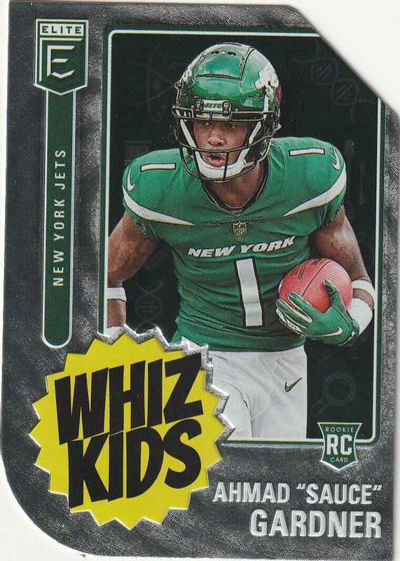 Sauce Gardner 2022 Elite #WK-19 Whiz Kids Rookie BGS 10 PRISTINE