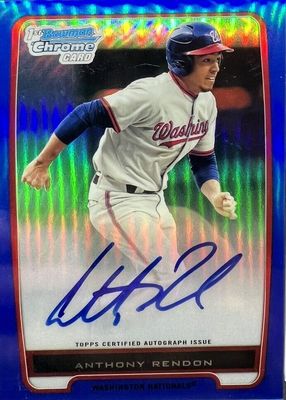 2012 Bowman #BCP88 Chrome Prospect Auto - Blue Refractor /150 (1st)