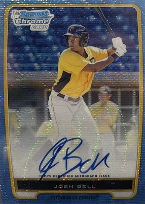 2012 Bowman #BCP79 Chrome Prospect Auto - Blue Wave Refractor /50 (1st)