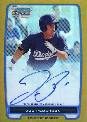 2012 Bowman #BCP104 Chrome Prospect Auto - Gold Refractor /50 (1st)