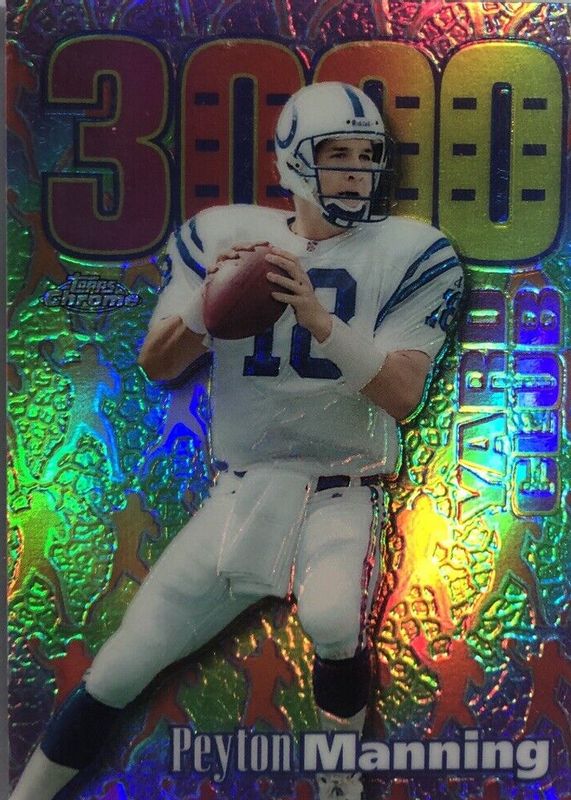 Peyton Manning 1999 Topps Chrome #AE19 All-Etch - Refractor PSA 10