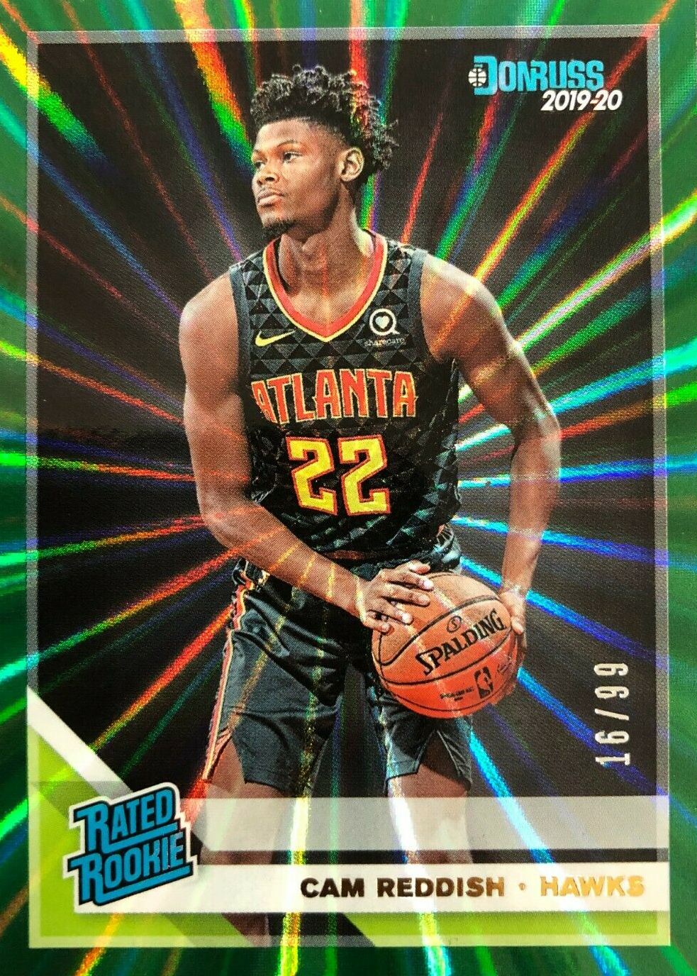 Cam Reddish 2019 Donruss #209 Green Laser /99 Price Guide