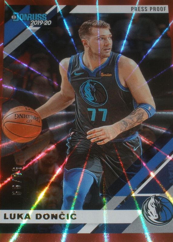 Luka Doncic 2019 Donruss #46 Press Proof Red /99 PSA 10